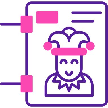 Elinde kitap olan bir adamın vektör çizimi