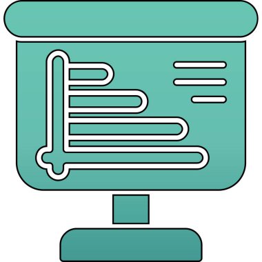 Basit vektör illüstrasyon seosu