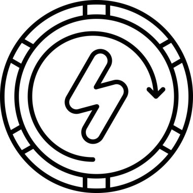 pil şarj ikonu. Beyaz arkaplanda izole edilmiş web tasarımı için ana güç yük vektör simgesi