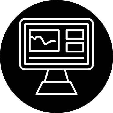 seo modern simgesinin vektör illüstrasyonu