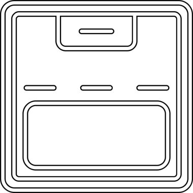 Mobilya simgesinin vektör illüstrasyonu