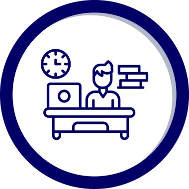 dizüstü bilgisayar simgesi, illüstrasyon, vektör