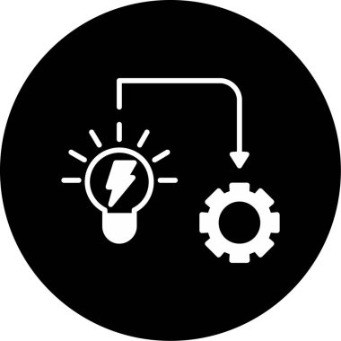 fikir web simgesi basit vektörü