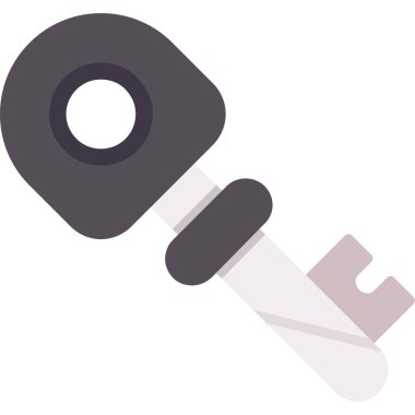 anahtar ağ simgesi, vektör illüstrasyonu