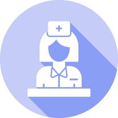 Avatar doktor hasta simgesi - ana hatlar biçimi