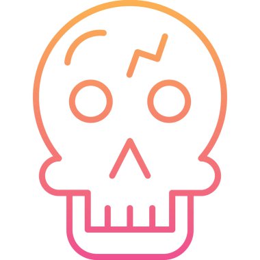 Cadılar Bayramı. Web simgesi basit illüstrasyon