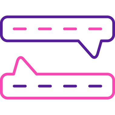 Modern bir simgenin vektör illüstrasyonu