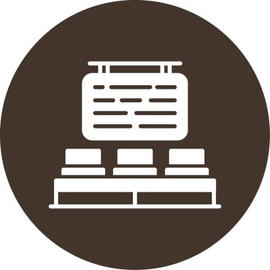 Kitap. Web simgesi basit illüstrasyon