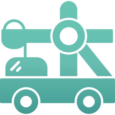 Helikopter. Web simgesi basit illüstrasyon