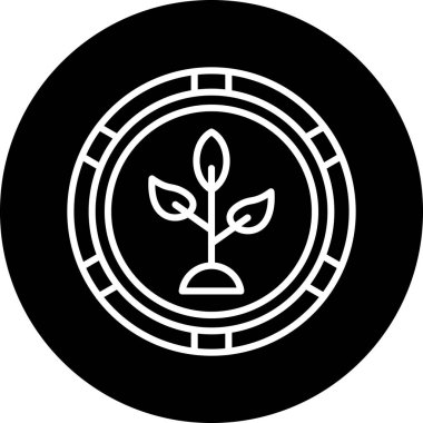 bitki simgesi vektör illüstrasyonu