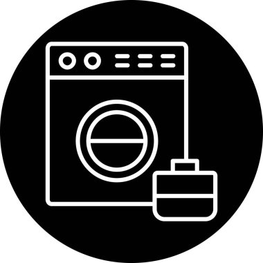 Çamaşır makinesi. Basit tasarım
