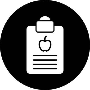 Gıda simgesinin vektör illüstrasyonu