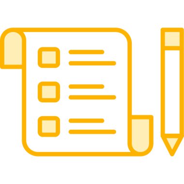 belge simgesi vektör illüstrasyonu