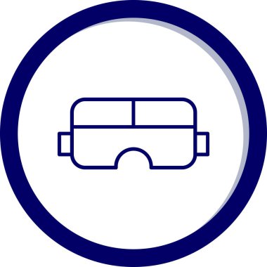 Yol işareti simgesinin vektör illüstrasyonu