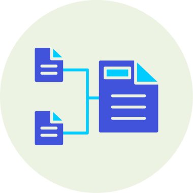 Dosya. Web simgesi basit illüstrasyon