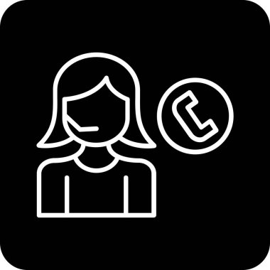 Çağrı merkezi. Müşteri servisi simgesi.