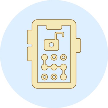 Devre kartı simgesi modada izole edilmiş arkaplan