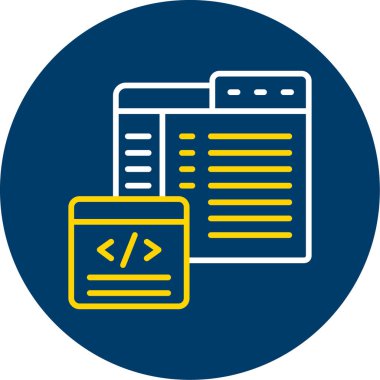 Web tasarım ikonu vektör illüstrasyonu