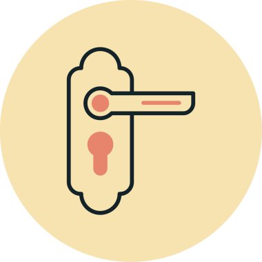 Anahtar. Web simgesi basit illüstrasyon