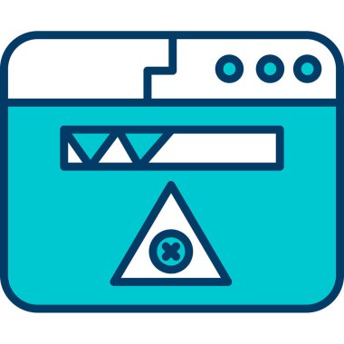 Web renk simgesi. Vektör çizim