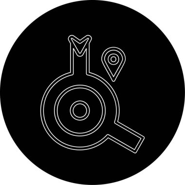 seo modern simgesinin vektör illüstrasyonu