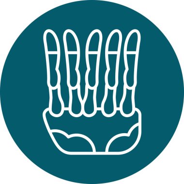 Bir insan simgesinin vektör illüstrasyonu