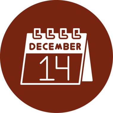 Takvim simgesi tasarımı, vektör illüstrasyonu