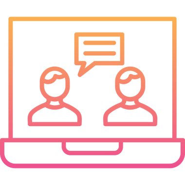 İnsan simgesinin vektör illüstrasyonu