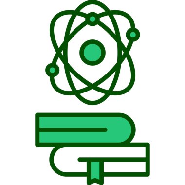 atom. Web simgesi basit illüstrasyon