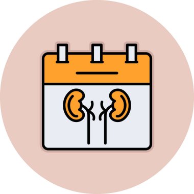 Tıbbi bir simgenin vektör illüstrasyonu