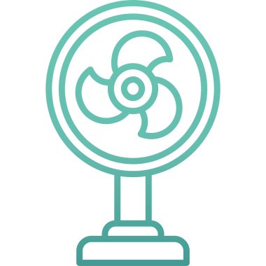 fan simgesi vektör illüstrasyonu