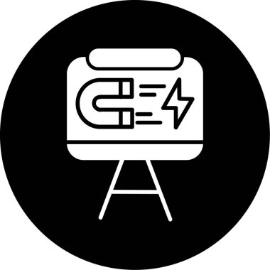 Bir inşa sunumunun vektör simgesi