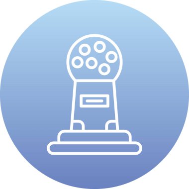 Benzersiz Robot Vektör Kabartma Simgesi