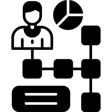 şebeke. Web simgesi basit illüstrasyon