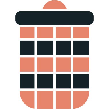 Takvim simgesinin vektör illüstrasyonu