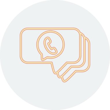 Konuşma baloncukları simgesi, vektör illüstrasyonu