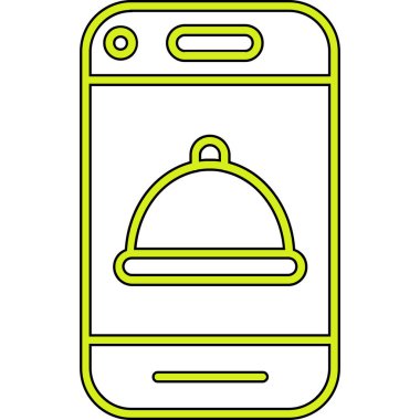 cep telefonu simgesi. vektör illüstrasyonu