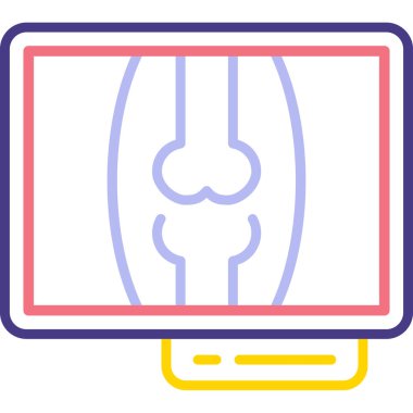 Ekran web simgesi vektör illüstrasyonunu izle