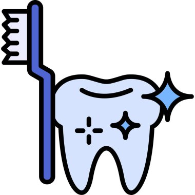 tooth icon. outline illustration of dental vector icons for web