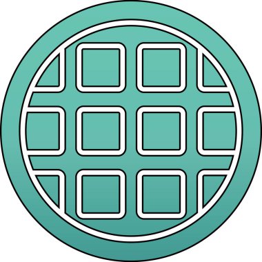 Çin Yeni Yıl simgesi renk ana hatları vektörü