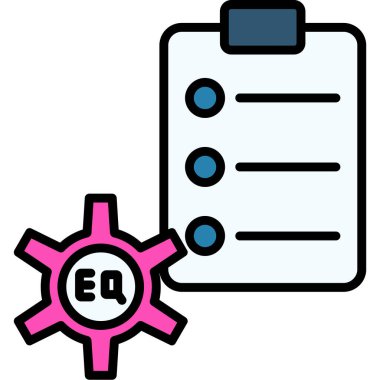 belge simgesi vektör illüstrasyonu