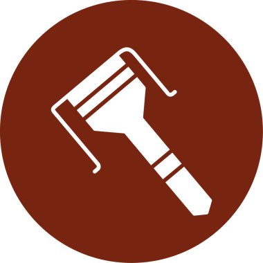 kürek simgesi vektör illüstrasyonu