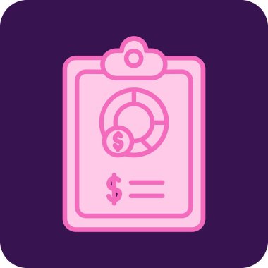 Para için. Web simgesi basit illüstrasyon