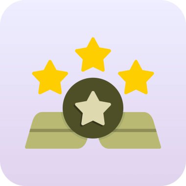 yıldız simgesi vektör illüstrasyonu