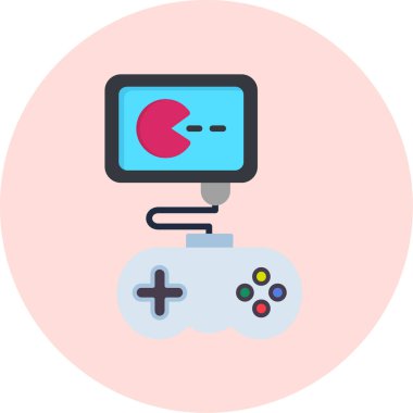 oyun simgesi vektör çizimi