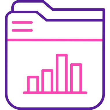 grafik çizelgesi simgesi, vektör illüstrasyonu
