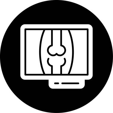 bilgisayar ekranı simgesi, basit illüstrasyon