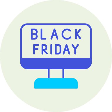 Beyaz arkaplanda siyah cuma vektörü düz simgesi, vektör simgesi