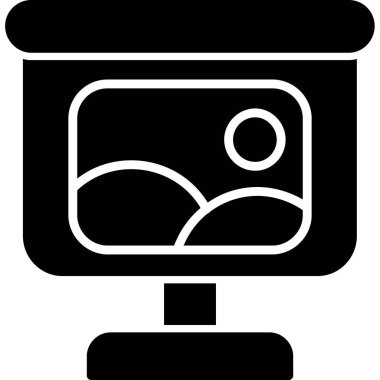 TV 'nin vektör illüstrasyonu