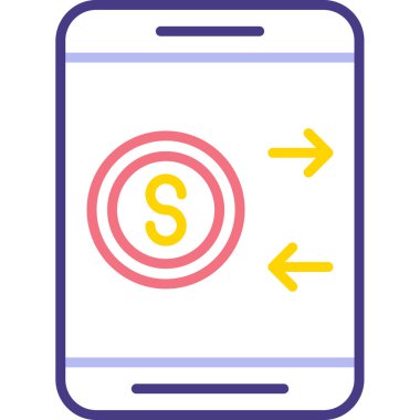 Telefon ikonu. vektör illüstrasyonu